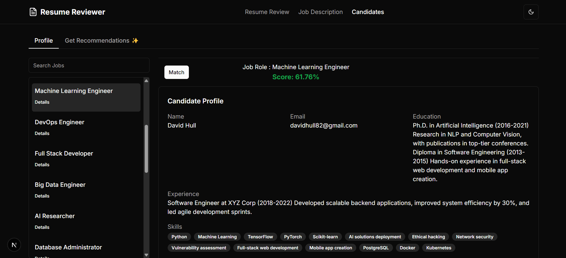 Job Screening Agent